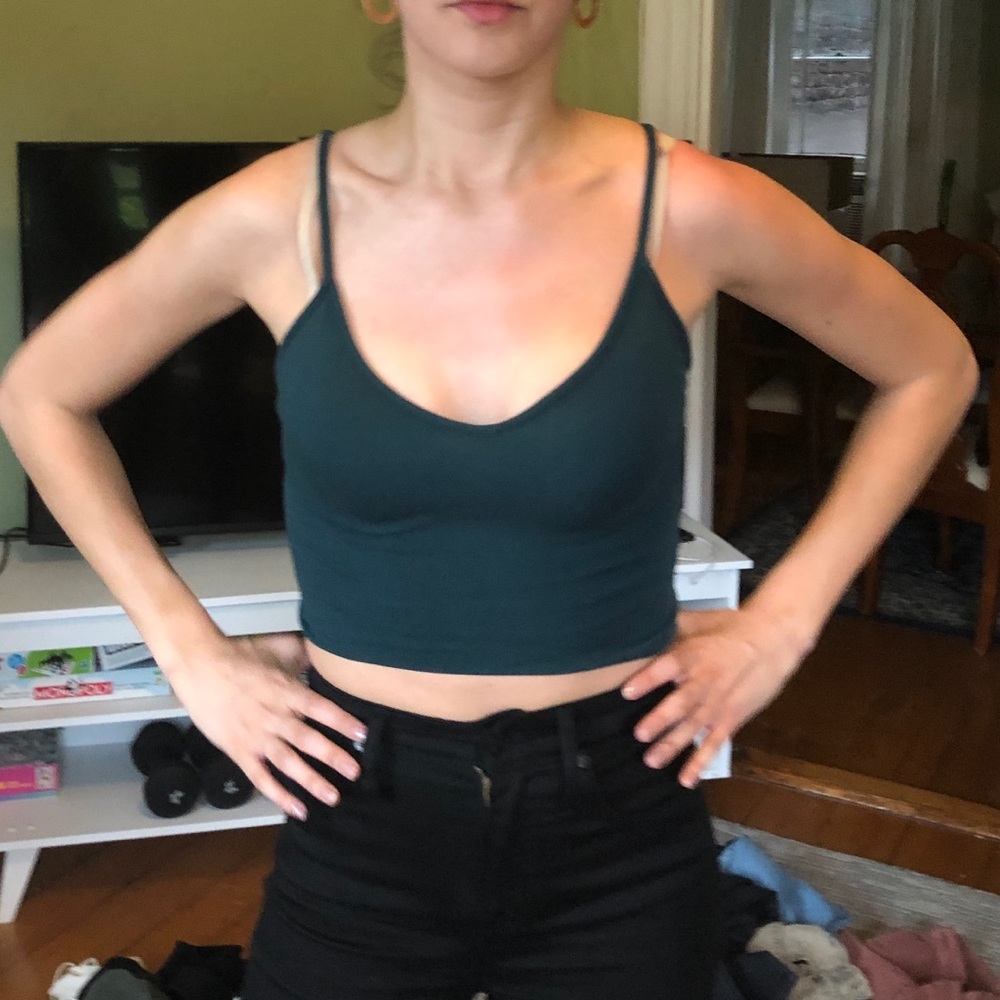 Dark green brandy top